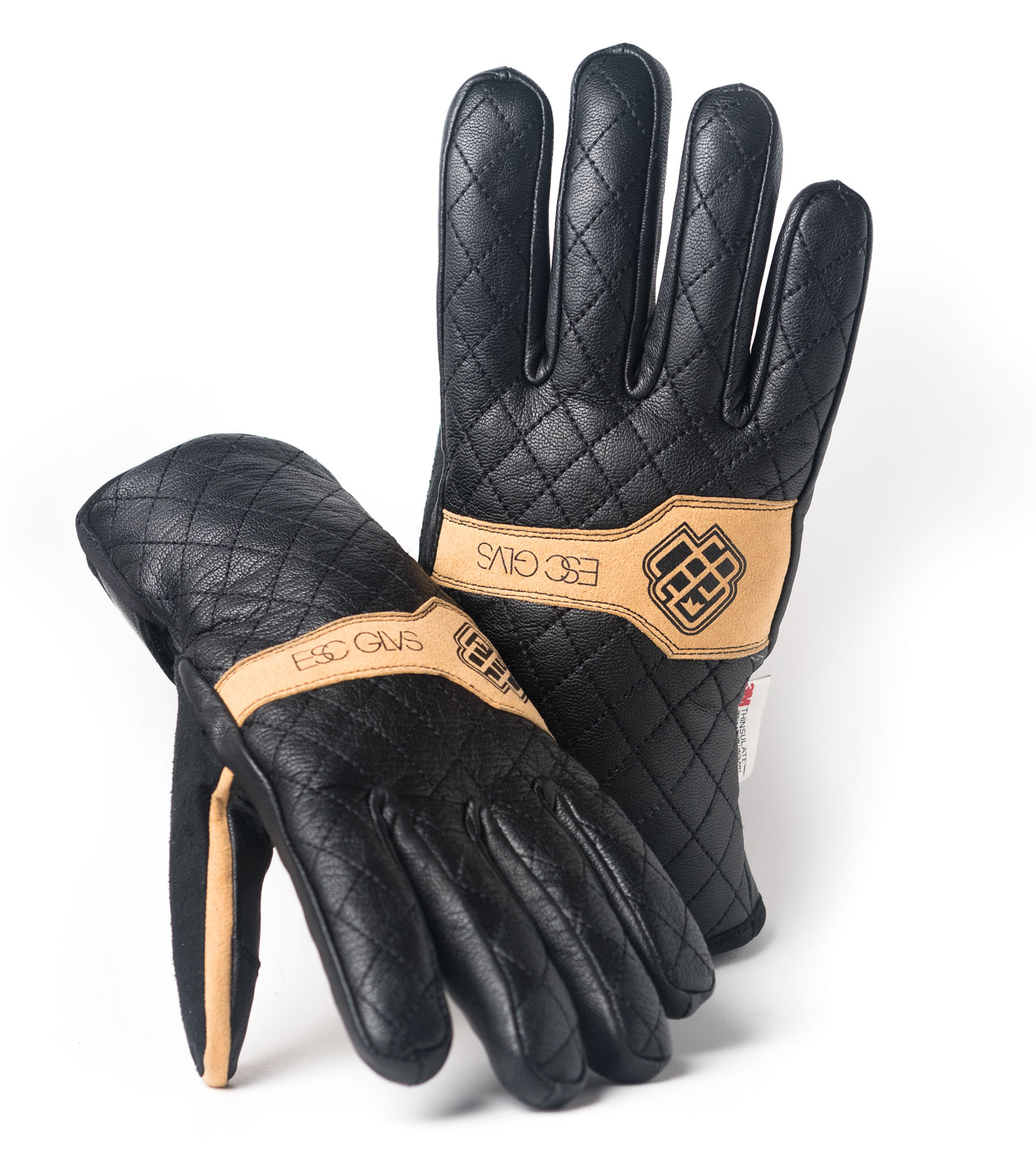 ESC Gloves Pharaoh Ski & Snowboard Glove in Empire Black